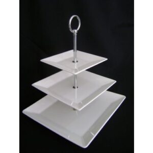 Suporte de porcelana p/ doces- 3 andares