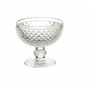 Taça Sobremesa Transparente Bico de Jaca