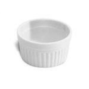 Mini ramequim de porcelana pequeno