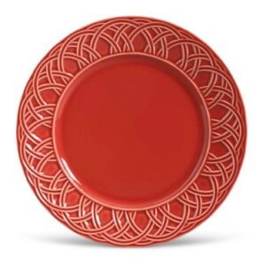 Prato Porto Brasil ref ou sobremesa vermelho cestino