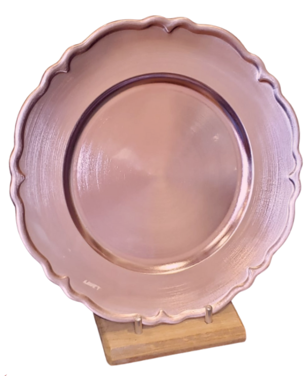 Sousplat Rose Gold