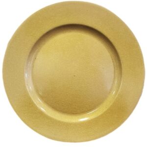 Sousplat Dourado Fendi