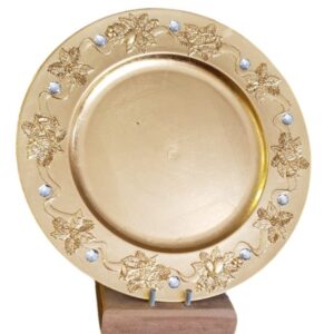 Sousplat Natalino Ouro
