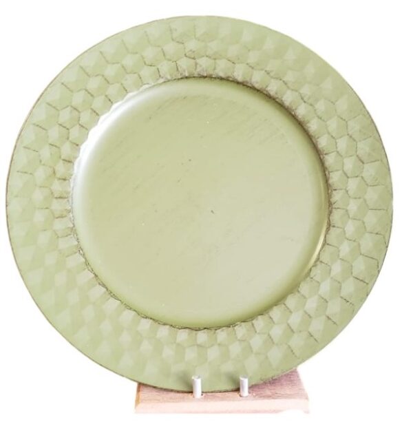 Sousplat Verde Oliva