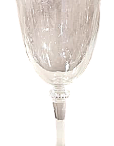 Taca Agua Cristal Bohemia Trabalhada