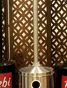 Aquecedor de Ambiente Inox a gás (com botijão)