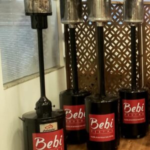 Aquecedor de Ambiente Preto a gás (com botijão)