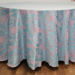 Toalha Rosa c/ azul