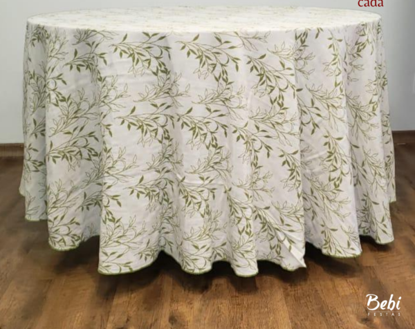 Toalha Verde Folhas Dupla Face