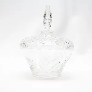 Bomboniere de Cristal Médio c/ Tampa