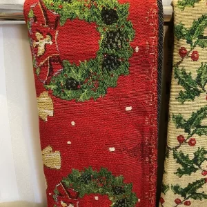 Forro Buffet Natalino Marfim c/ Papai Noel