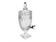 Suqueira de Cristal Trabalhada Média 4L